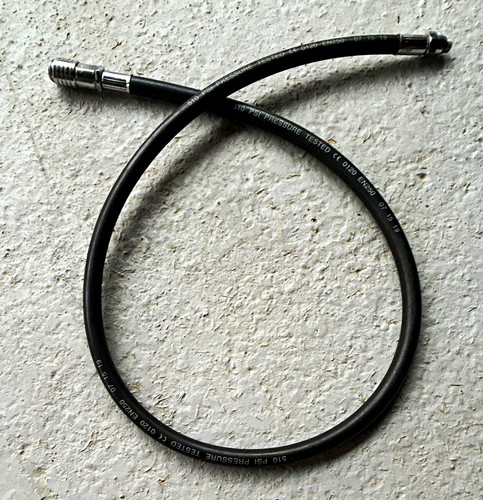 Scuba regulator hose black - regulator,