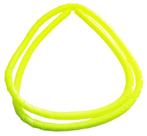 Yellow spiral hose wrap - spiral,