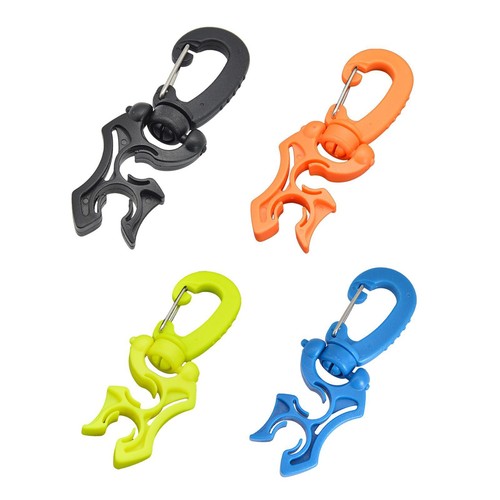 Scuba hose clip double - hose,